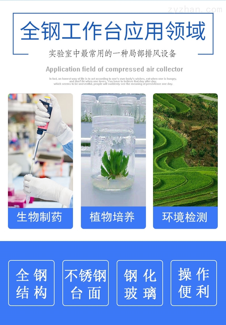 全钢结构桌上式生物安全柜